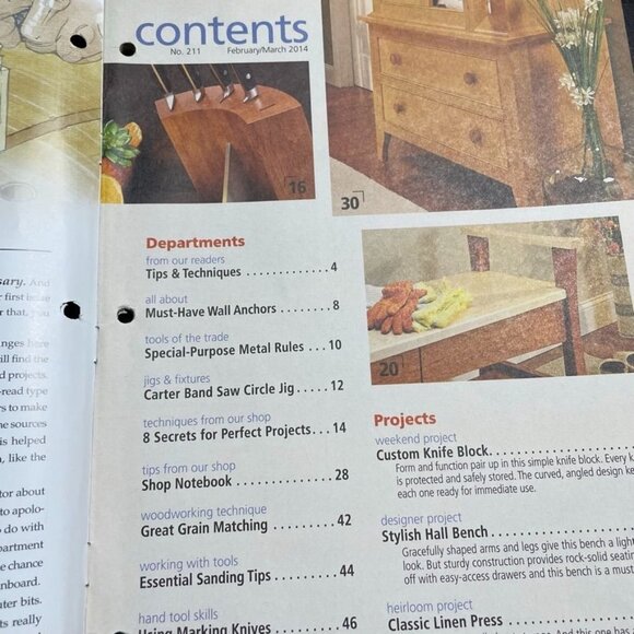 Woodsmith Magazine u Vol 36 Issue 211 Feb Mar 2014 Tip Tricks Techniques - Picture 4 of 11